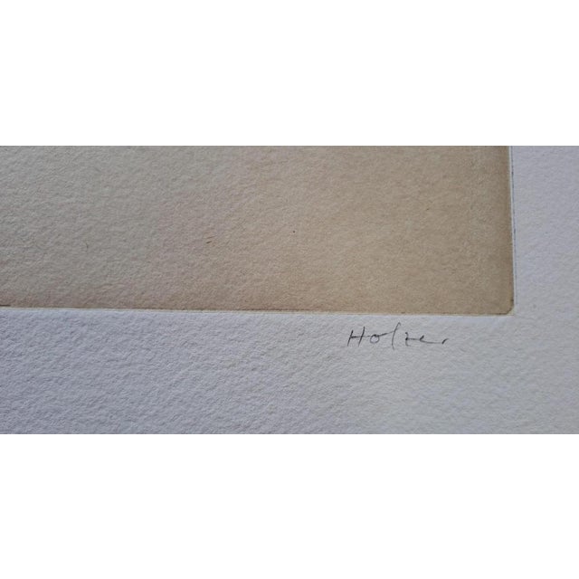 Fred-André Holzer, Untitled, Original Etching For Sale - Image 4 of 6