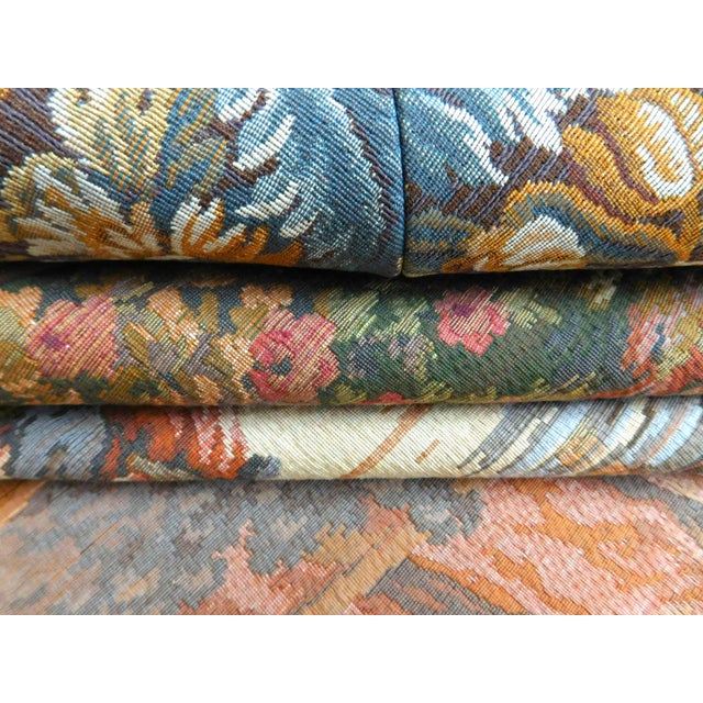 Vintage Machine Woven Wall Hanging Tapestry For Sale - Image 10 of 12