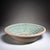 Large Spanish handmade and painted white and green glazed terracotta "Lebrillo" earthenware bowl in the style typical of...