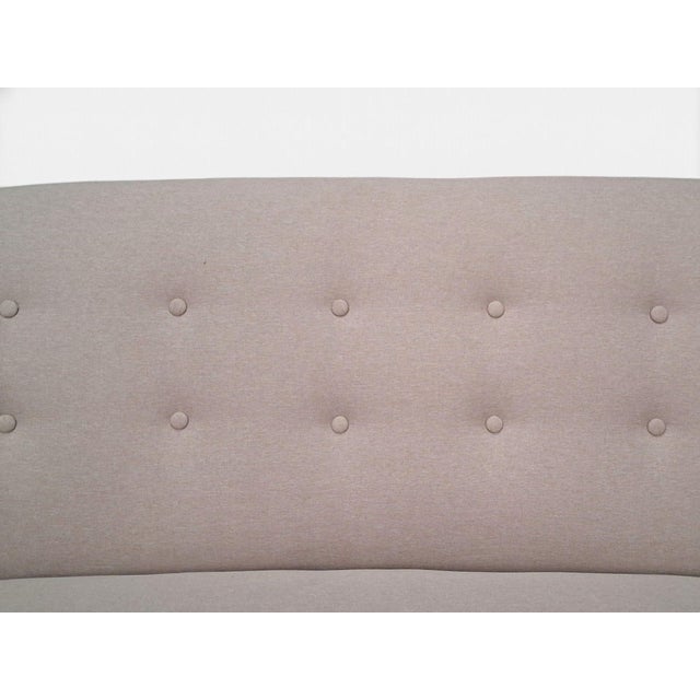 Flemming Lassen, Rare Sofa, Beige Fabric, Birch, Finland, 1950s For Sale - Image 9 of 12