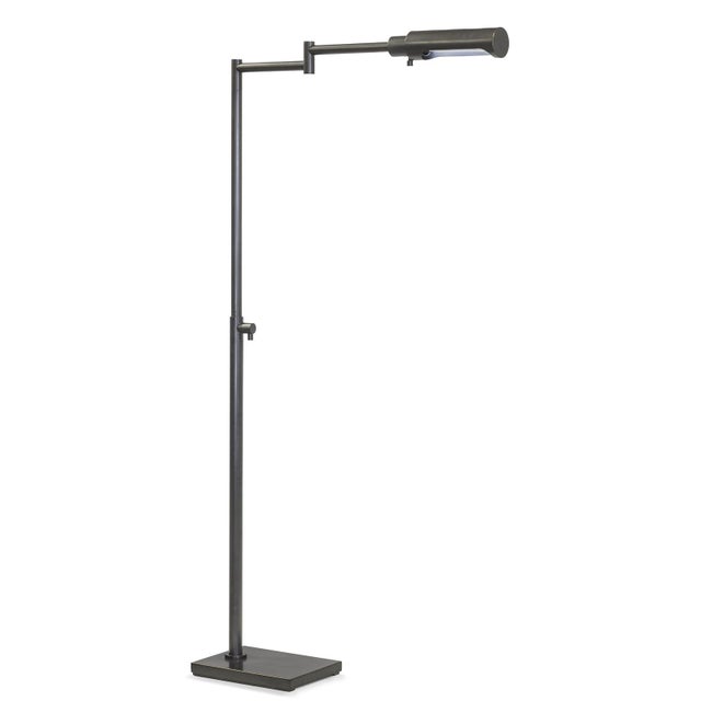 Metal Regina Andrew Noble Floor Task Reading Lamp, Oil Rubbed Bronze For Sale - Image 7 of 7