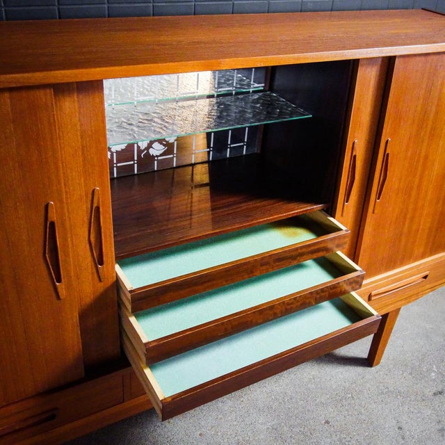 Mid-Century Sideboard with Mirror, 1960s For Sale - Image 11 of 14