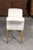Mid 20th Century Mid 20th Century English Midcentury Petite Upholstered Bench with Saber Legs and Scrolled Arms For Sale - Image 5 of 6