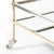 Mid-Century Modern Two-Tier Bar Cart in Antiqued Nickel Finish For Sale - Image 13 of 18