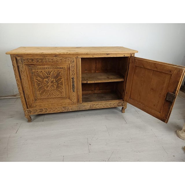 Rustic Folk Art Sideboard For Sale - Image 9 of 18