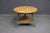 Early 21st Century French Country Pine Coffee Table With Painted Trestle Base For Sale - Image 5 of 14