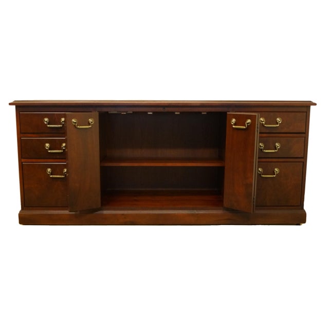 Vintage Kimball Furniture Contemporary Modern Cherry Executive Office