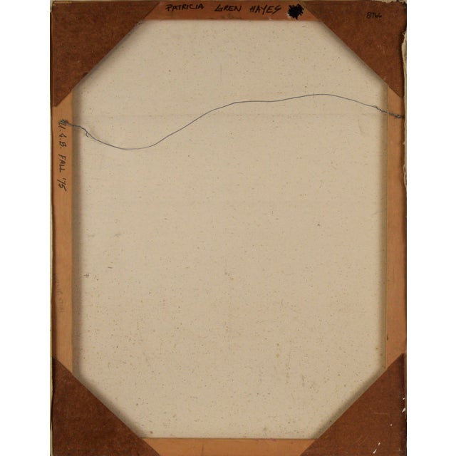 Textile A Muse Berkeley Figurative School by Patricia Gren Hayes 1975 For Sale - Image 7 of 9