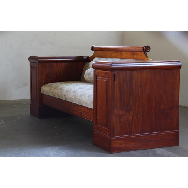 Empire Danish Oak Sofa, 1800s For Sale - Image 13 of 18