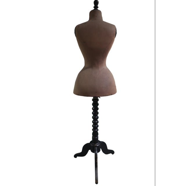 French Antique French Wasp Waist Mannequin For Sale - Image 3 of 10