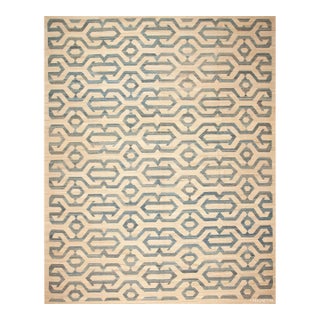 Nazmiyal Collection Large Modern Abstract Kilim Rug For Sale