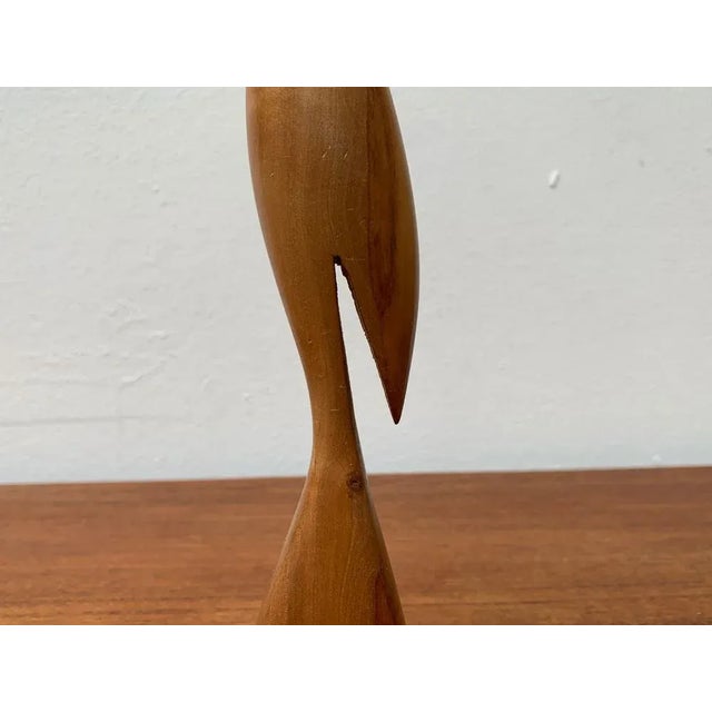 Wood Mid-Century Wooden Deco Bird, 1960s For Sale - Image 7 of 11