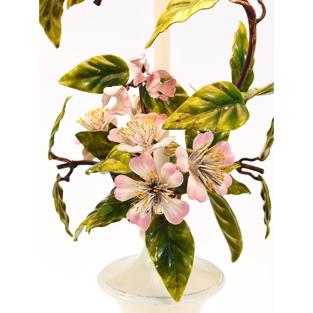 Italian Hand Painted Table Lamp, 1950s For Sale - Image 15 of 18