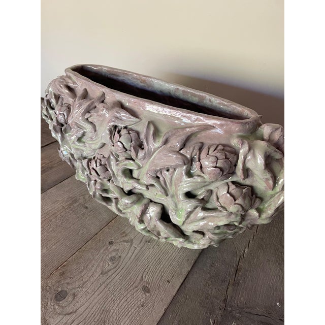 Vintage Ceramic Planter for Artichokes, 2010s For Sale - Image 4 of 10