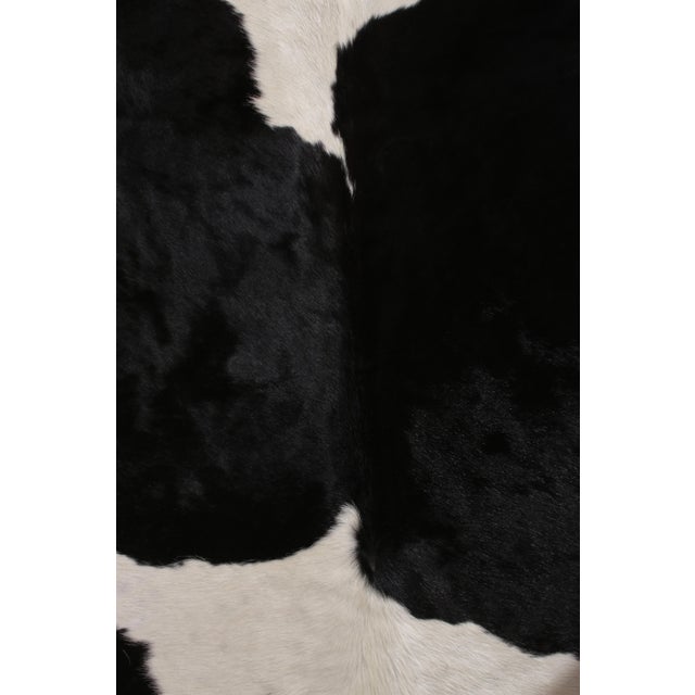 2020s Rug & Kilim’s Contemporary Cowhide Rug in Brown and White For Sale - Image 5 of 6