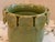 Green Vintage Ceramic Stoneware Planter For Sale - Image 8 of 8