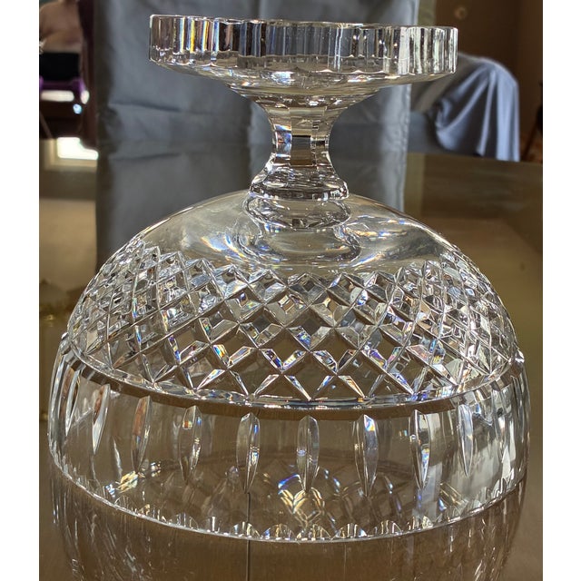 Waterford Crystal Vintage Waterford Killeen Pedesal Compote Bowl For Sale - Image 4 of 8