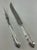 Metal 1980s Silver Pair Carving Set, Carving Fork & Carving Knife, Lily. For Sale - Image 7 of 9