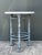 Vintage Postmodern Cast Aluminum Outdoor Side Table - 895 For Sale - Image 12 of 12