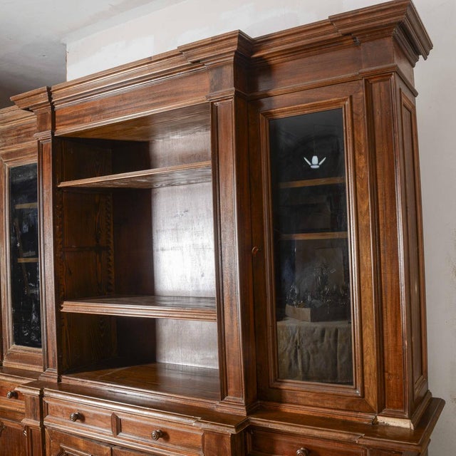Double-body Sideboard in Wood, Metal, and Glass For Sale - Image 18 of 18