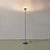Italian Modern Light Blue Metal and Glass Floor Lamp, 1980s For Sale - Image 3 of 15