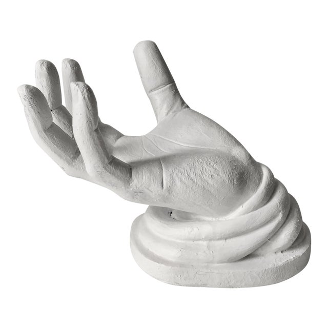 Vintage Plaster Hand Sculpture Chairish