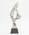 Silver Modernist Silvered Abstract Freeform Sculpture For Sale - Image 8 of 10