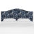 Transitional Ashland Headboard in Blue Leopard, Twin For Sale - Image 3 of 6