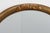 Gold Art Deco Oval Gilt Oak Mirror, Belgium, 1920s For Sale - Image 8 of 11