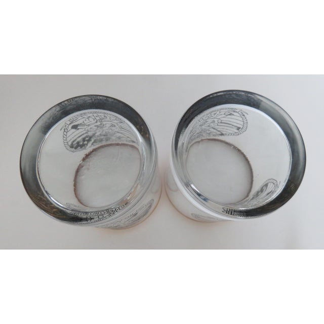 Transparent Vintage Naval Uss Norfolk (Ssn-714) Cocktail Whiskey Glass - a Pair For Sale - Image 8 of 10