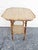 English Country Home Antique English Tiger Bamboo Table For Sale - Image 4 of 17