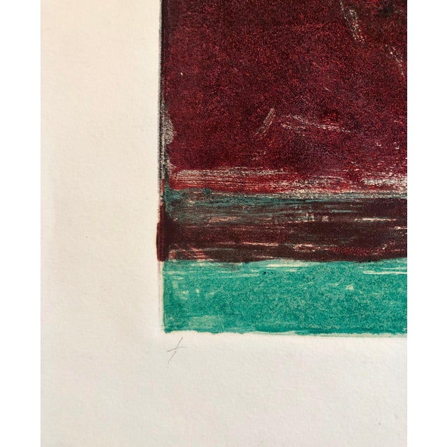 1990s Pierre Obando, Caribbean Abstract Pattern & Decoration Monoprint Monotype Painting Print Obando, 1997 For Sale - Image 5 of 7