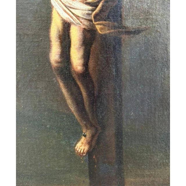 Spanish School Artist, Figurative Composition, 17th Century, Oil Painting on Canvas For Sale - Image 6 of 12