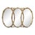 Rare Vintage Triple Oval Mirror 66”w | Statement Mirror For Sale