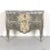 Antique French Louis XV style commode sauteuse constructed of painted wood having a serpentine top over two drawers, circa...