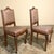 Set of 6 Antique Country French Louis XVI Dining Chairs With Leather For Sale - Image 11 of 18