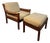 Mid-Century Lounge Chair and Matching Ottoman by Dyrlund For Sale
