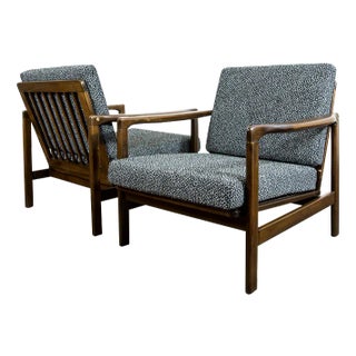 Set of B-7522 Armchairs by Zenon Bączyk, 1960s For Sale