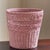 Mid-20th Century Bubble Gum Pink Wicker Wastebasket For Sale - Image 11 of 17