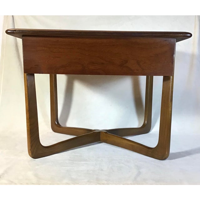 1960s Lane Altavista MidCentury Modern Basket Weave Side Table Chairish