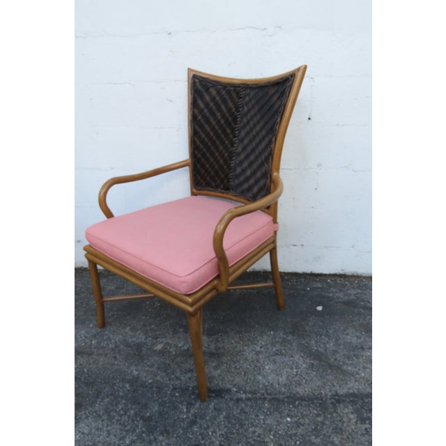 Tommy Bahama Aluminum Frame Outdoor Lanai Dining Chairs Set of Eight 6268 For Sale - Image 12 of 16