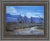 Contemporary Purple Mountains Desert Valley, Oil Painting by L Haas For Sale - Image 3 of 4