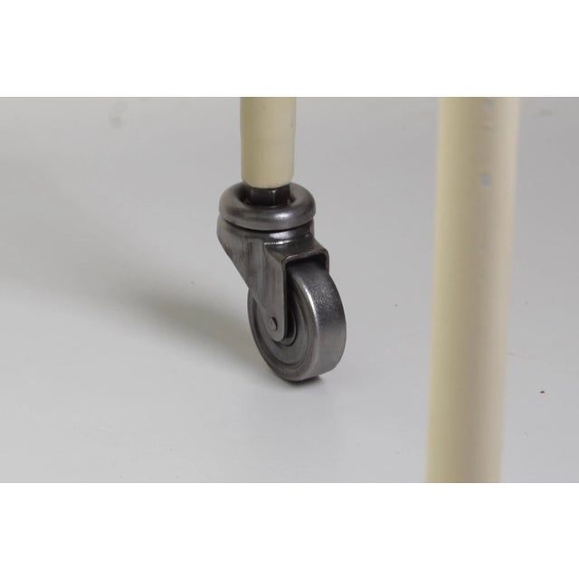 Mid-Century Opaxit Glass Medical Trolley Set of 2, 1960s For Sale - Image 14 of 16