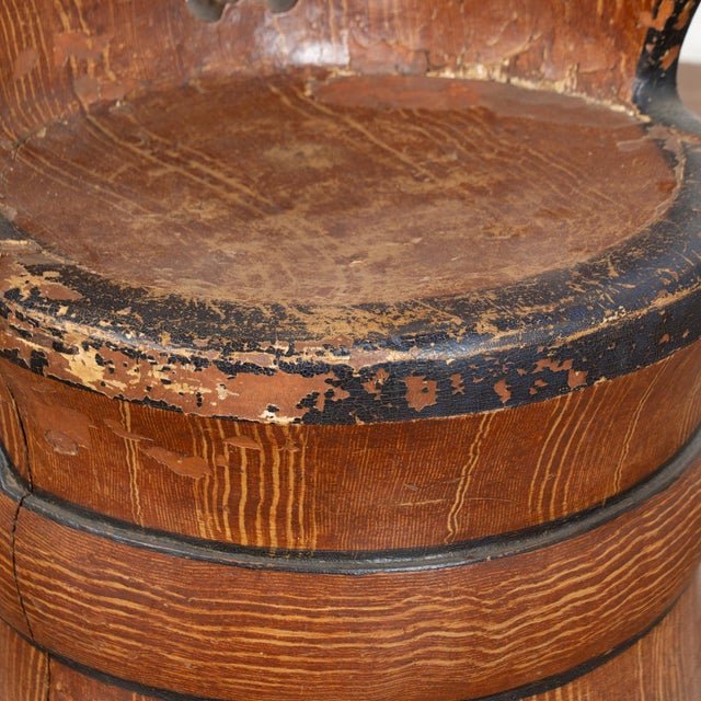 Wood 19th Century Kubbestol Log Chair From Norway For Sale - Image 7 of 12