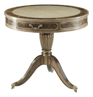 Regency Style Drum End Table