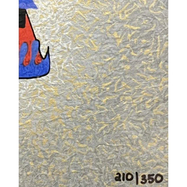 Paint Mid-Century Abstract Anatole Krasnyanski Serigraph No. 210/310 For Sale - Image 7 of 9