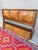 1960s 1960s Diamond Front Queen / Full Bed Frame / Headboard For Sale - Image 5 of 7