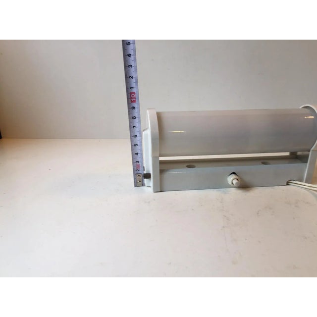 Tubular Glass and Bakelite Sconce from Lyfa, 1930s For Sale - Image 10 of 11