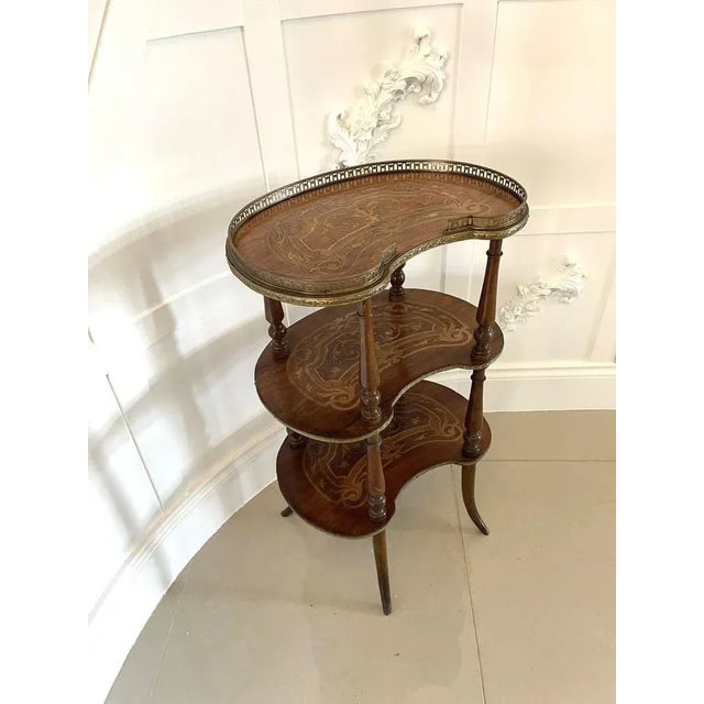 Antique Quality French Marquetry Shelf For Sale - Image 5 of 11