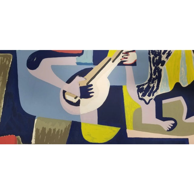 1940s Herman Volz Abstract Woodblock Print For Sale - Image 5 of 7